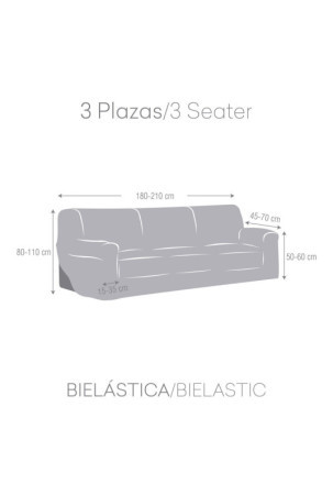 Sofos dėklas Eysa BRONX Rusvai gelsva 70 x 110 x 210 cm