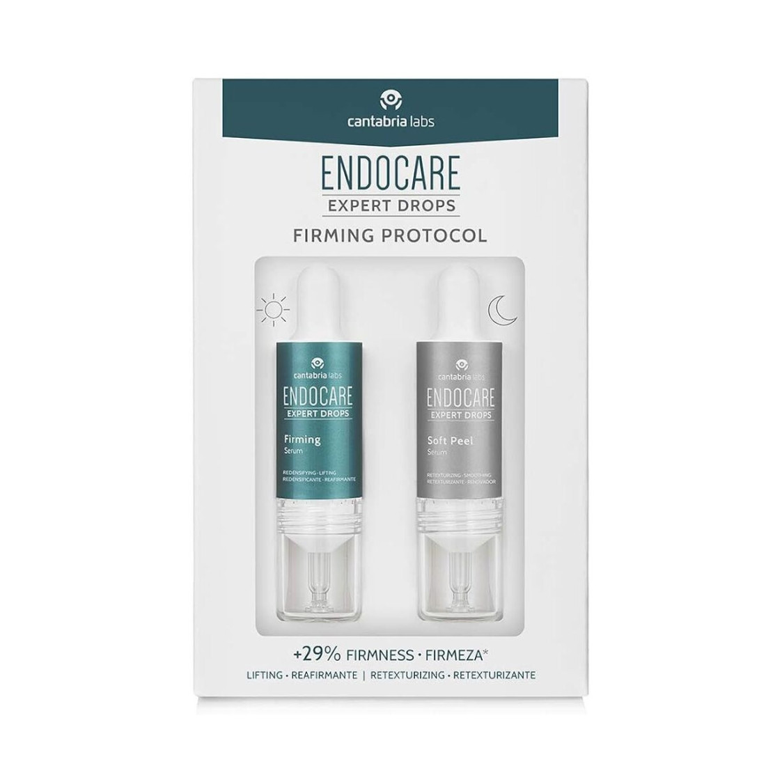 Moteriškos kosmetikos rinkinys Endocare Expert Drops Firming Protocol 2 Dalys