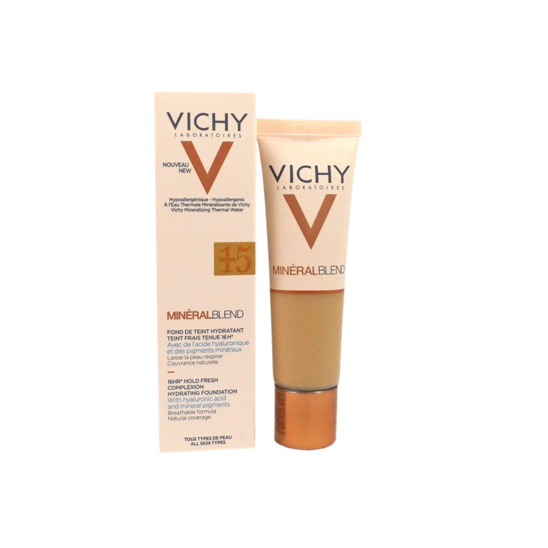 Skystas makiažo pagrindas Vichy Mineralblend Nº 15 Terra 30 ml