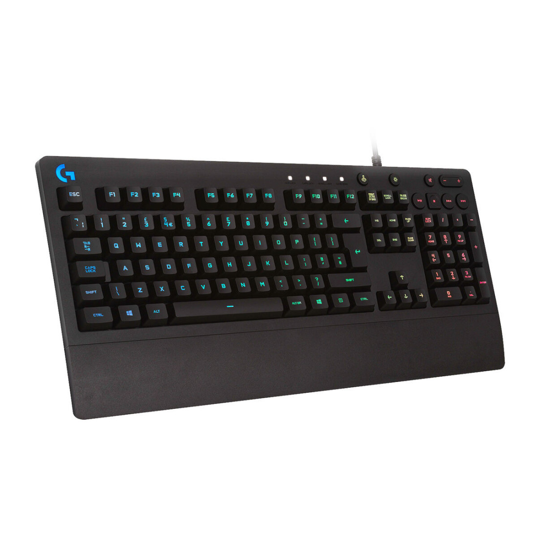 Žaidimų klaviatūra Logitech G213 Prodigy Juoda Ispaniška Qwerty