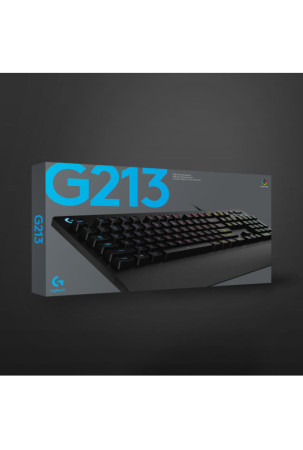 Žaidimų klaviatūra Logitech G213 Prodigy Juoda Ispaniška Qwerty