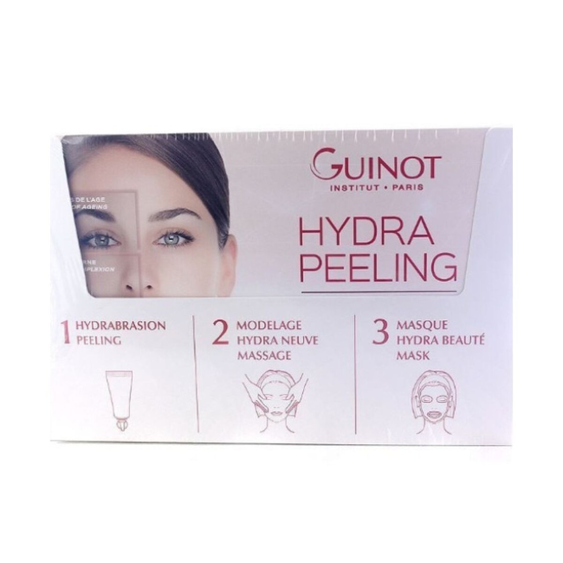 Moteriškos kosmetikos rinkinys Guinot Hydra Peeling 3 Dalys