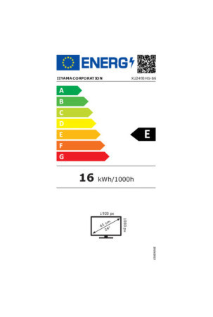 Monitorius Iiyama XU2493HS-B6 Full HD 23,8" 100 Hz