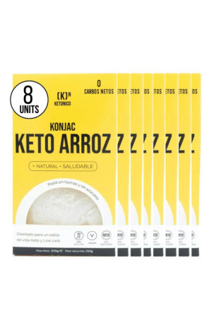 Ryžių pasta Ketonico Conscious Konjac (8 vnt.)