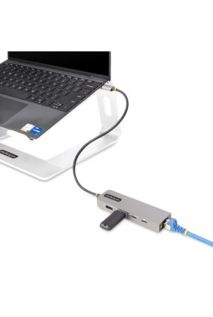 USB-C šakotuvas Startech 10G2A1C25EPD-USB-HUB Pilka