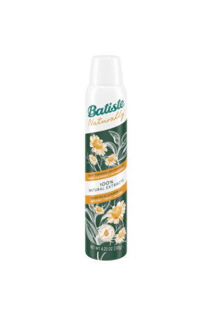 Sausas šampūnas Batiste Naturally 200 ml Žalia arbata Ramunėlės