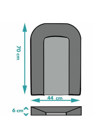 Keitiklis Looping BCLPC 70 x 44 x 6 cm PVC Balta