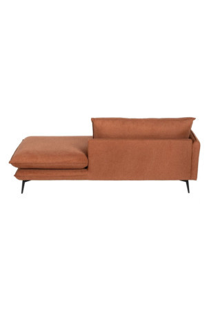 Chaise poilsio sofa Ruda Medžio Geležis Foam 210 x 100 x 90 cm