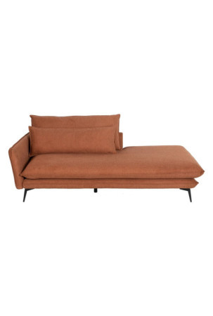 Chaise poilsio sofa Ruda Medžio Geležis Foam 210 x 100 x 90 cm