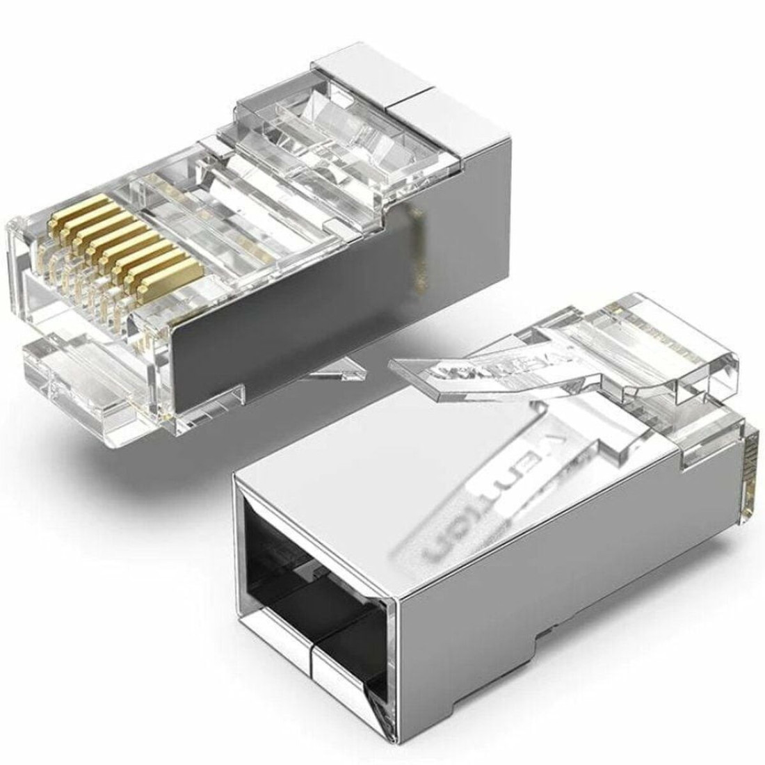 RJ45 jungtis Vention IDAR0-50 Sidabras