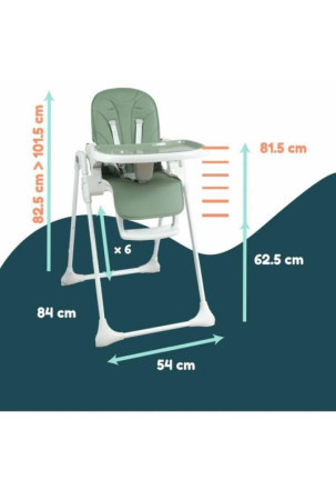 Child's Chair Looping Žalia