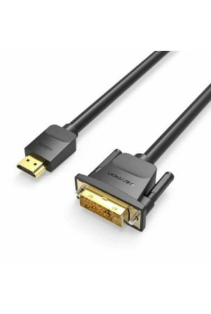 DVI – HDMI adapteris Vention ABFBF Juoda 1 m