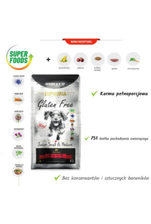 Pašarai Biofeed Junior Small & Medium Veršiena 2 Kg