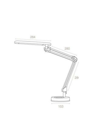 „Flexo“ / stalinė lempa Archivo 2000 Led4Stars Sidabras Aliuminis ABS 394 Lm