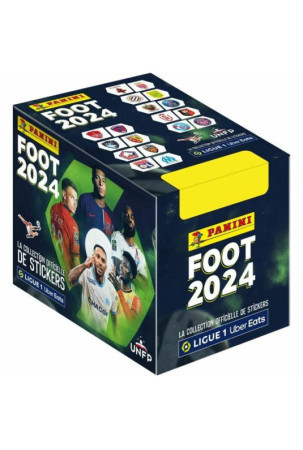 Lipdukų rinkinys Panini FOOT 2024 LIGUE 1 Juoda (50 Dalys)