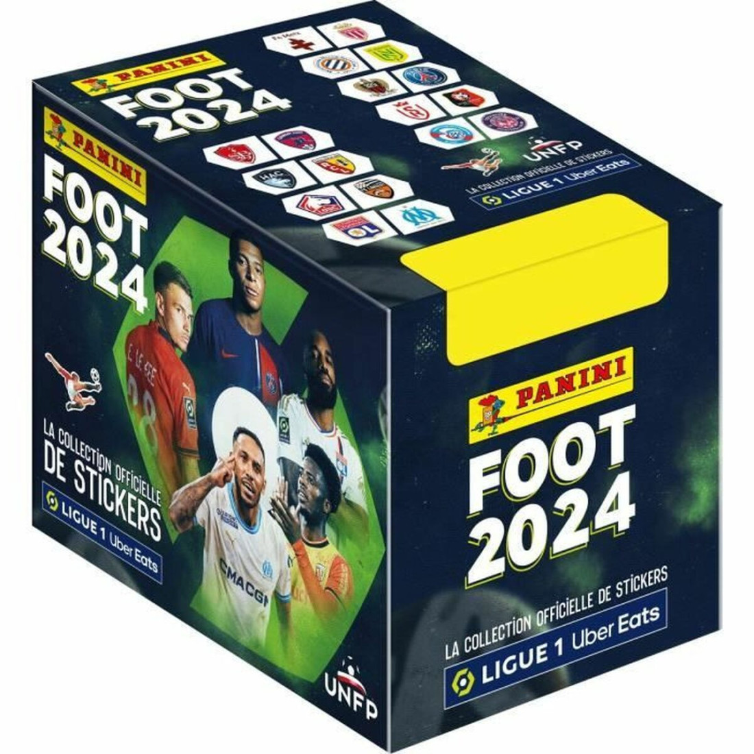 Lipdukų rinkinys Panini FOOT 2024 LIGUE 1 Juoda (50 Dalys)