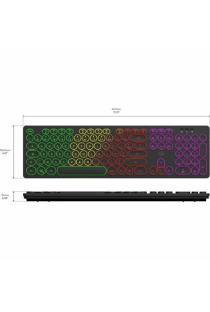 Klaviatūra Mobility Lab AZERTY Juoda