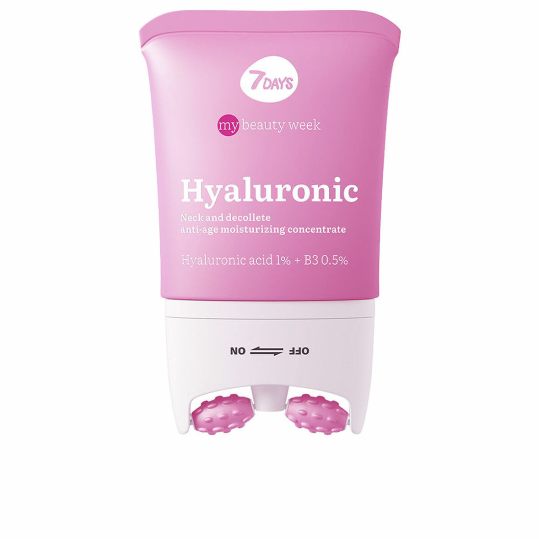 Stangrinamasis kaklo ir krūtinės kremas 7DAYS My Beauty Week Hyaluronic 80 ml