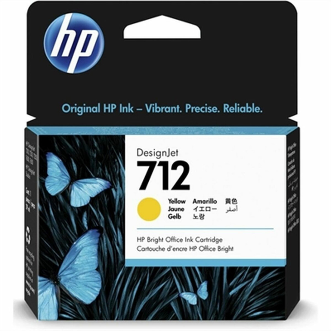 Originali rašalo kasetė HP HP 712 Geltona