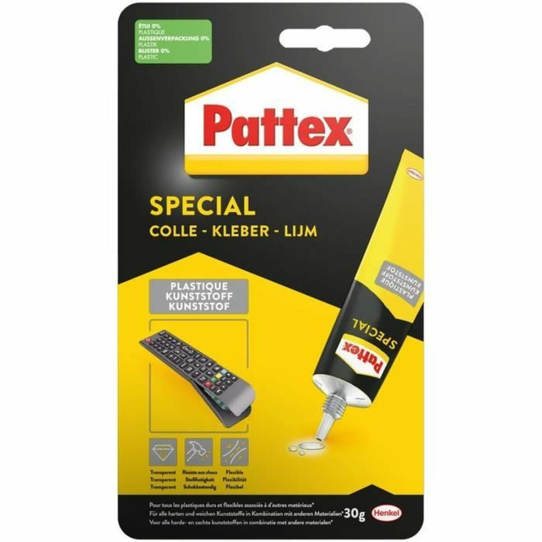 Super klijai Pattex 30 g Plastmasinis