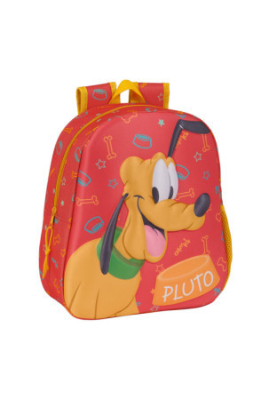 3D Vaikiškas krepšys Clásicos Disney Pluto Oranžinė 27 x 33 x 10 cm