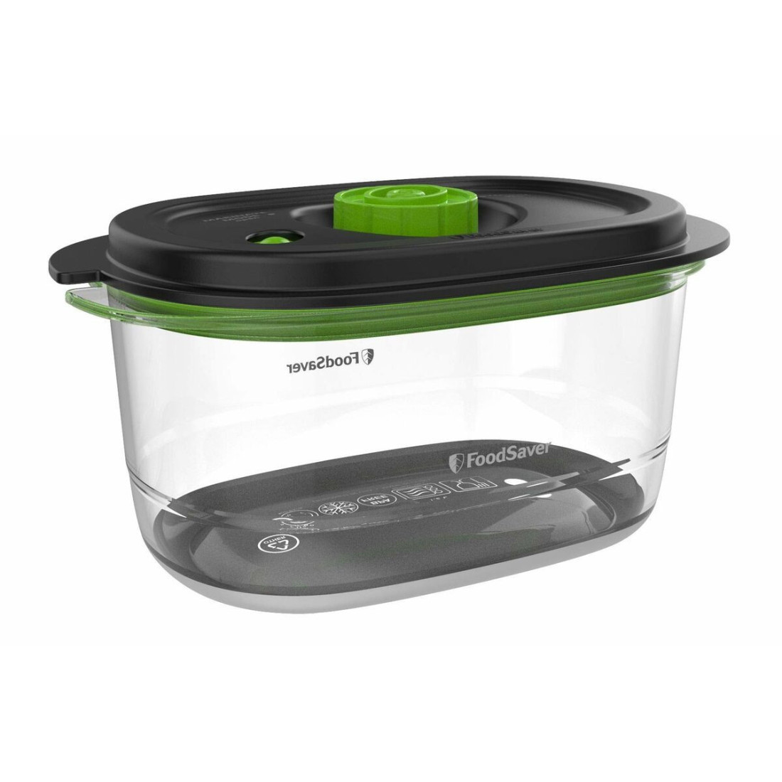 Padažinė Foodsaver FFC022X Juoda Skaidrus Plastmasinis 1,2 L