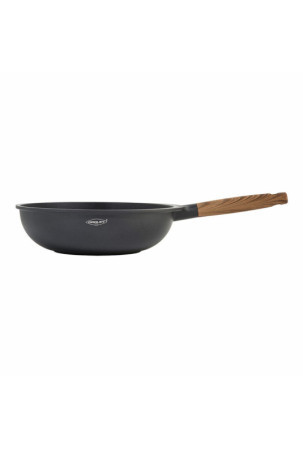 Wok keptuvė Oroley Nature Medžio Lietas aliuminis 30 cm