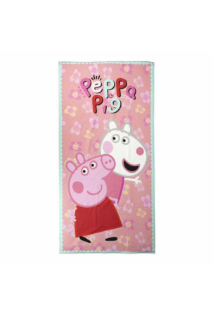 Paplūdimio rankšluostis Peppa Pig Rožinė 70 x 140 cm Mikro audinys