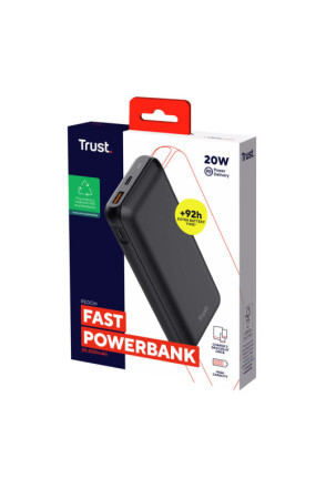 Powerbank Trust 24880 Juoda 20000 mAh (1 vnt.)