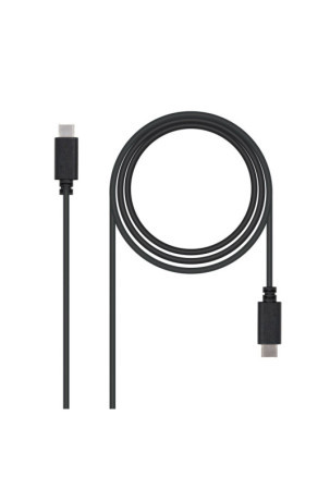 USB laidas NANOCABLE 10.01.2301 Juoda 1 m