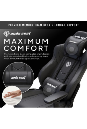 Žaidimų kėdė AndaSeat Dark Demon Premium Juoda