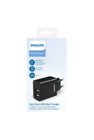 Sieninis įkroviklis Philips DLP2610/12 15 W Juoda (1 vnt.)