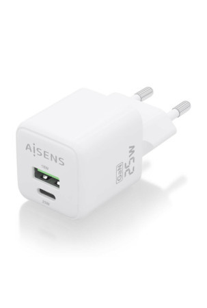 Sieninis įkroviklis Aisens ASCH-25W2P014-W Balta 25 W (1 vnt.)