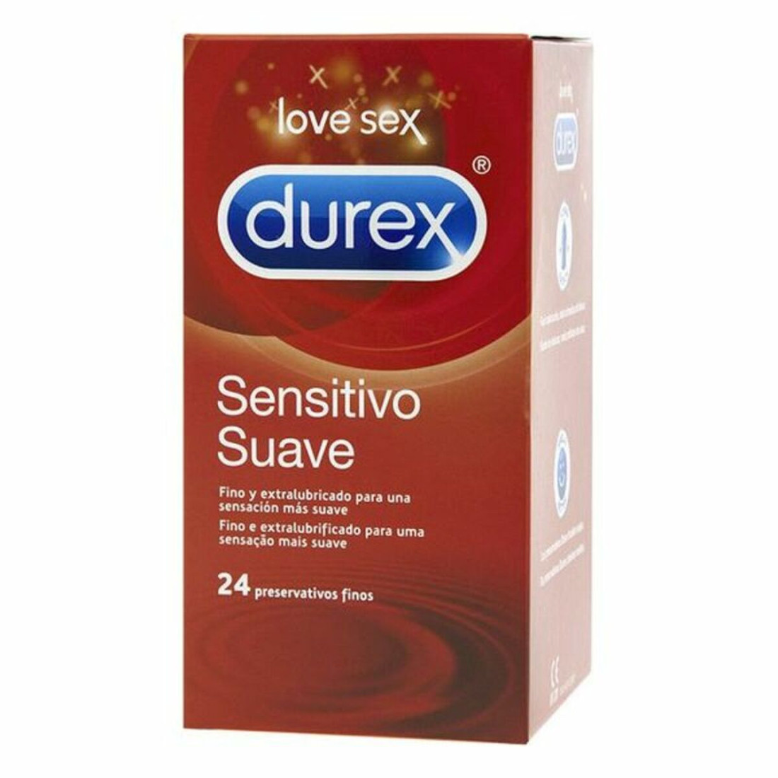 Prezervatyvai Durex SENSITIVO SUAVE