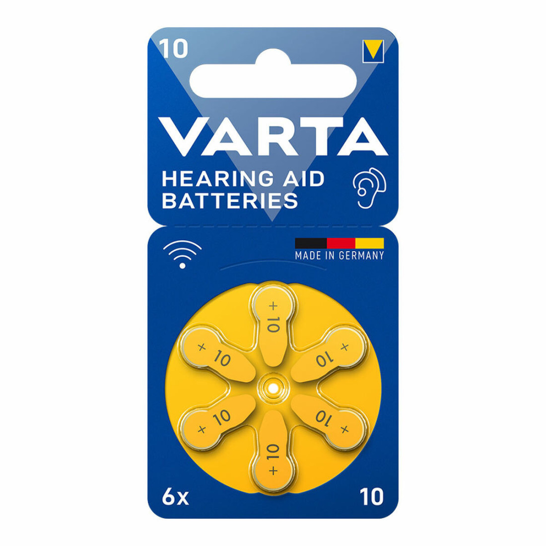 Klausos aparato baterija Varta Hearing Aid 10 PR70 6 vnt.