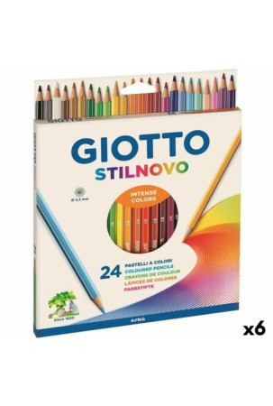 Spalvoti pieštukai Giotto Stilnovo Spalvotas (6 vnt.)