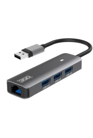 USB šakotuvas 3GO HUB37PETH2 Pilka (1 vnt.)