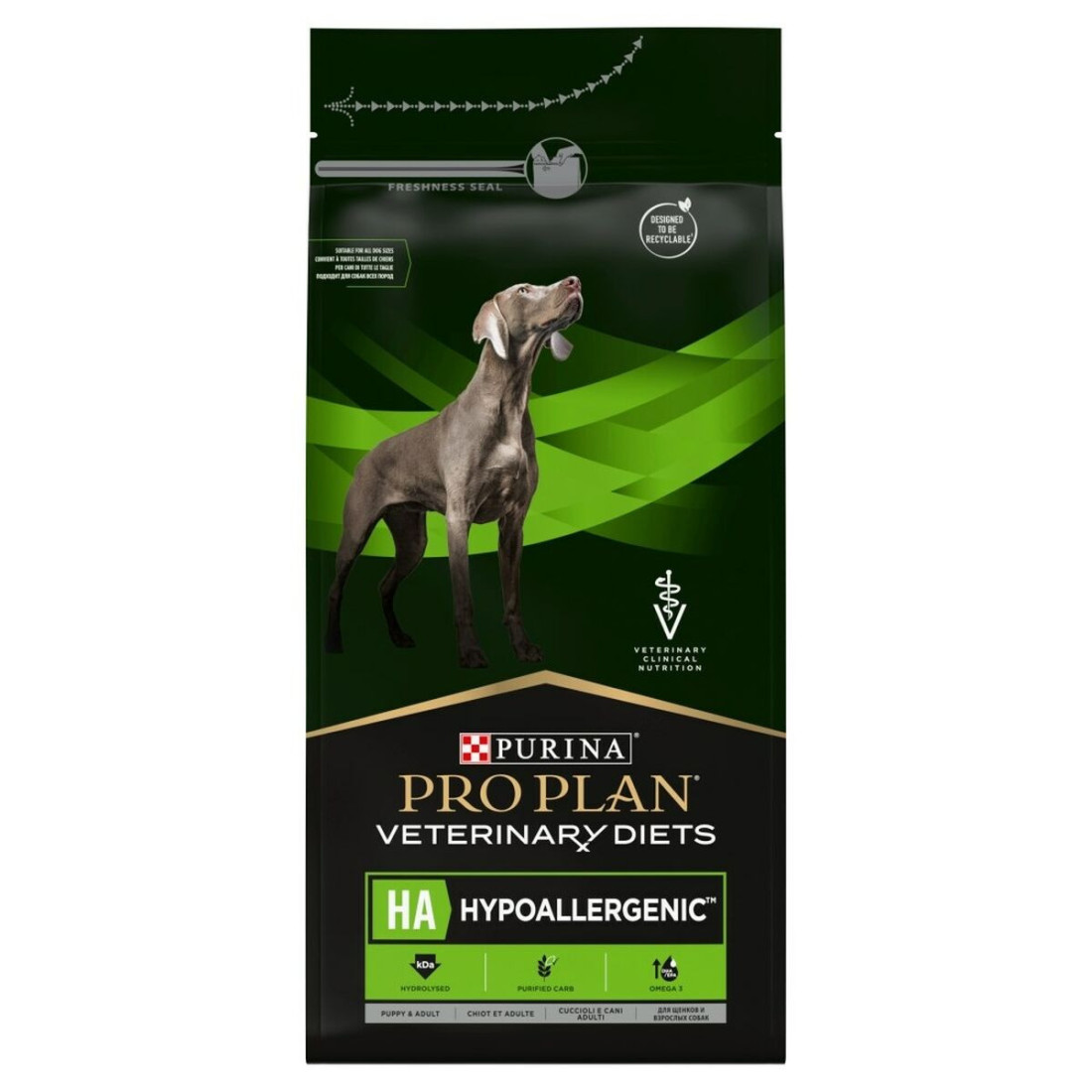 Pašarai Purina Hypoallergenic Daržovės 1,3 kg