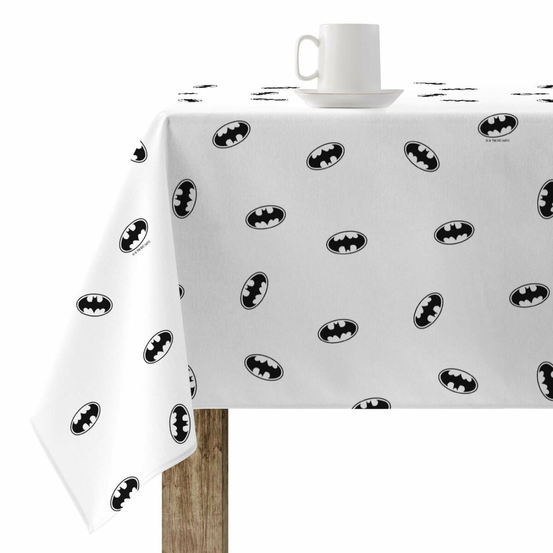 Dėmėms atspari staltiesė Belum Batman White 250 x 140 cm