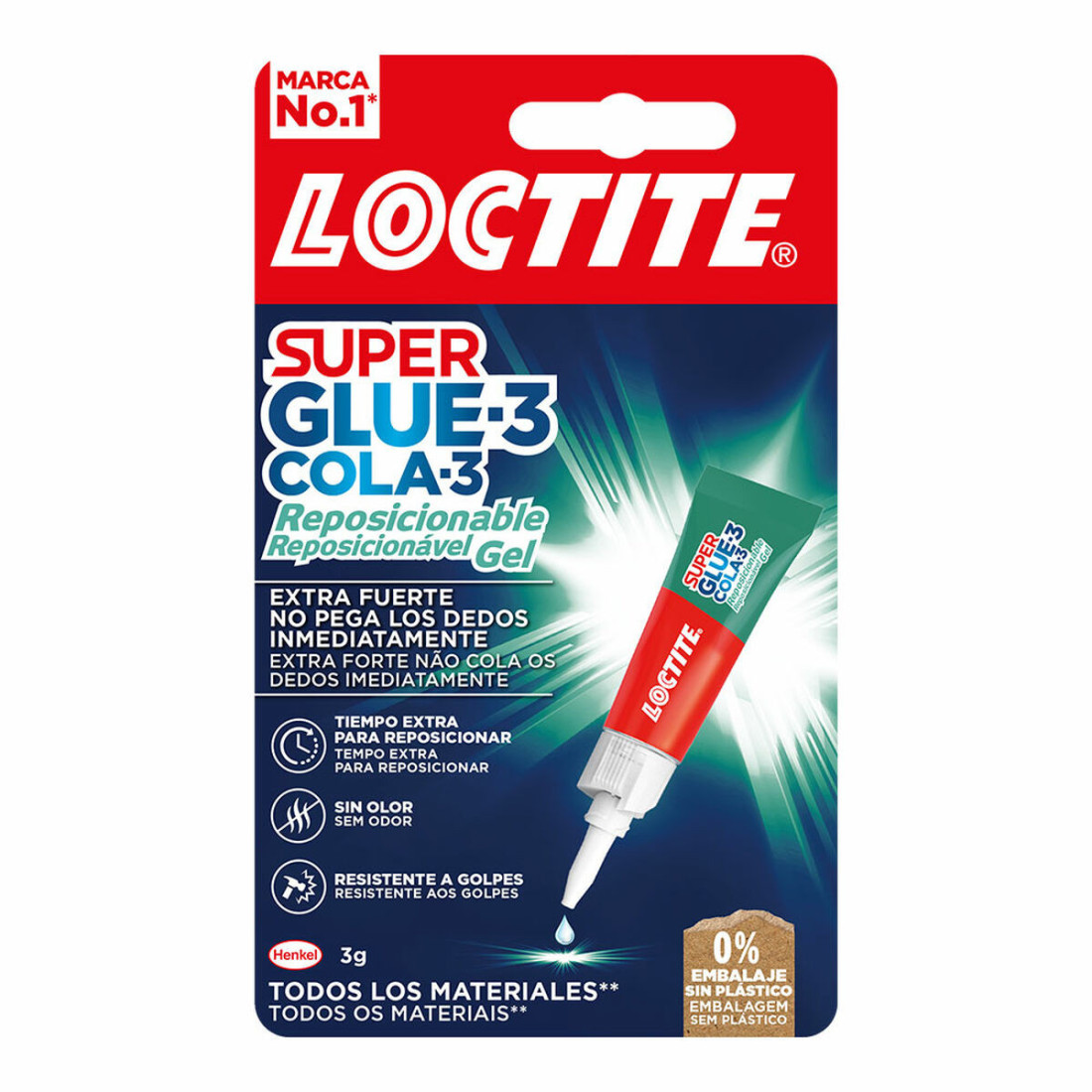 Klijai Loctite SuperGlue-3 2943113 3 g Gelis