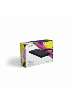 Kietojo disko dėklas TooQ TQE-2530B 2.5" SATA USB 3.0 Juoda 2,5"