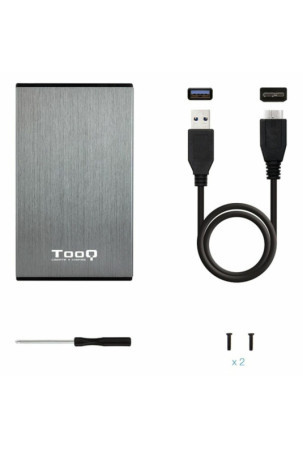 Kietojo disko dėklas TooQ TQE-2527G 2,5" SATA USB 3.0