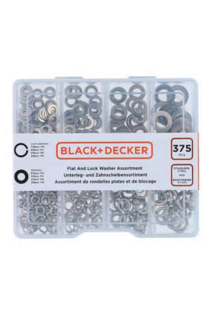 Skalbikliai Black & Decker Butas Sauga 375 Dalys