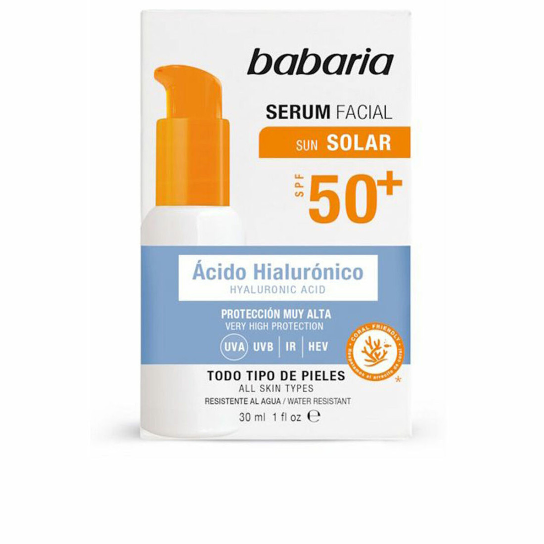 Įdegį paryškinanti priemonė Babaria SOLAR SPF 50+ 30 ml