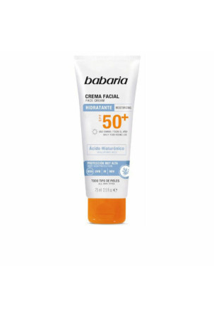 Įdegį paryškinanti priemonė Babaria SOLAR SPF 50+ 75 ml