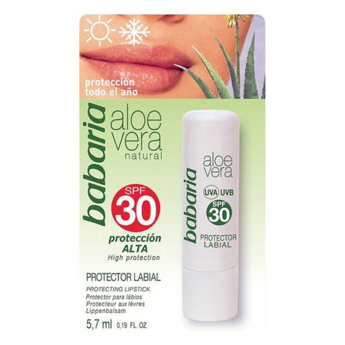 Kremas nuo saulės Babaria BABARIA PROTEC LABIAL Spf 30