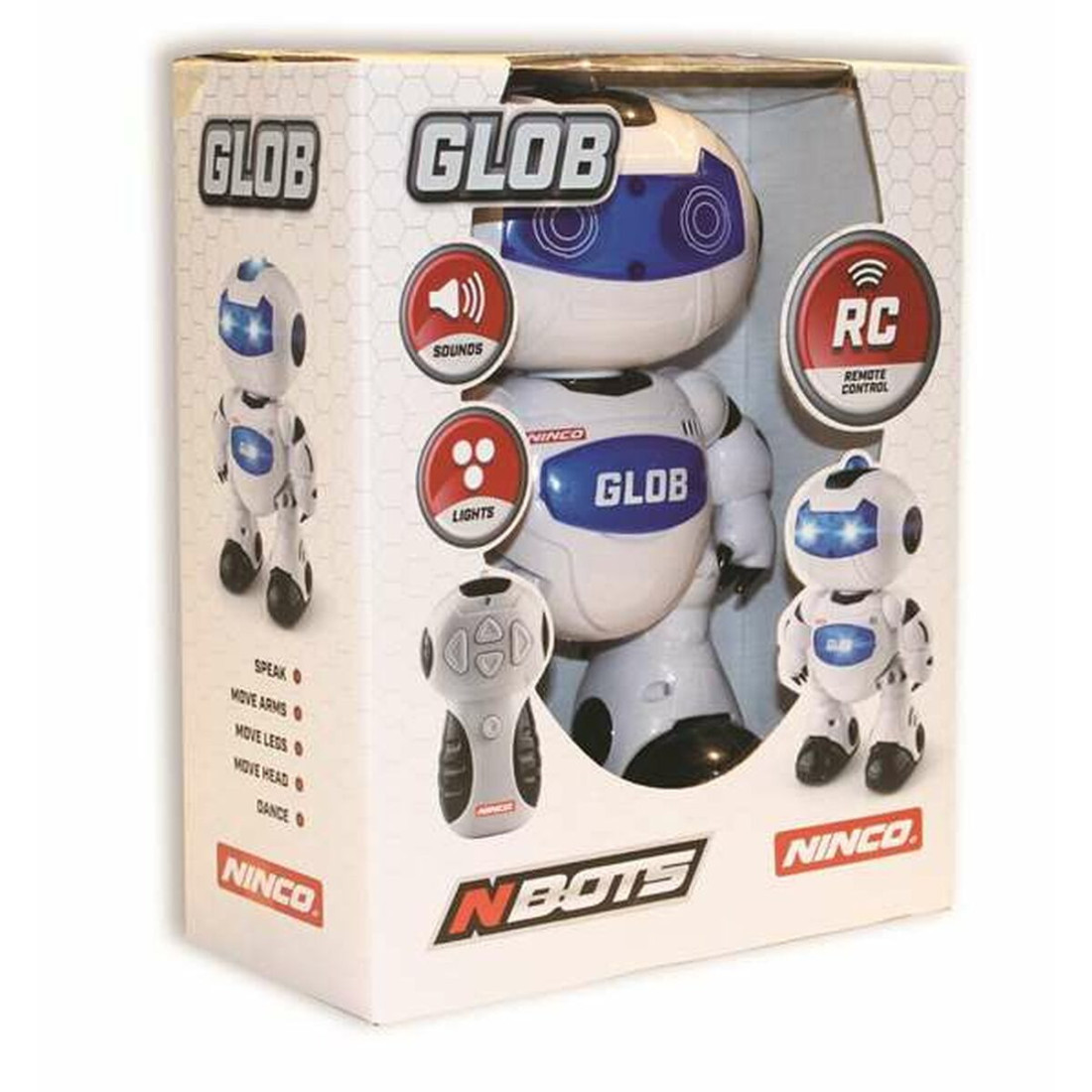 Robotas Chicos Glob 24 x 17 cm EN