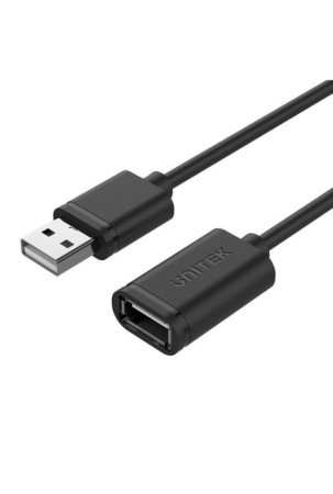 USB 2.0 laidas Unitek Y-C418GBK Juoda 5 m