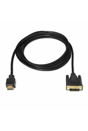 HDMI - DVI kabelis NANOCABLE 10.15.0502 1,8 m Juoda 1,8 m