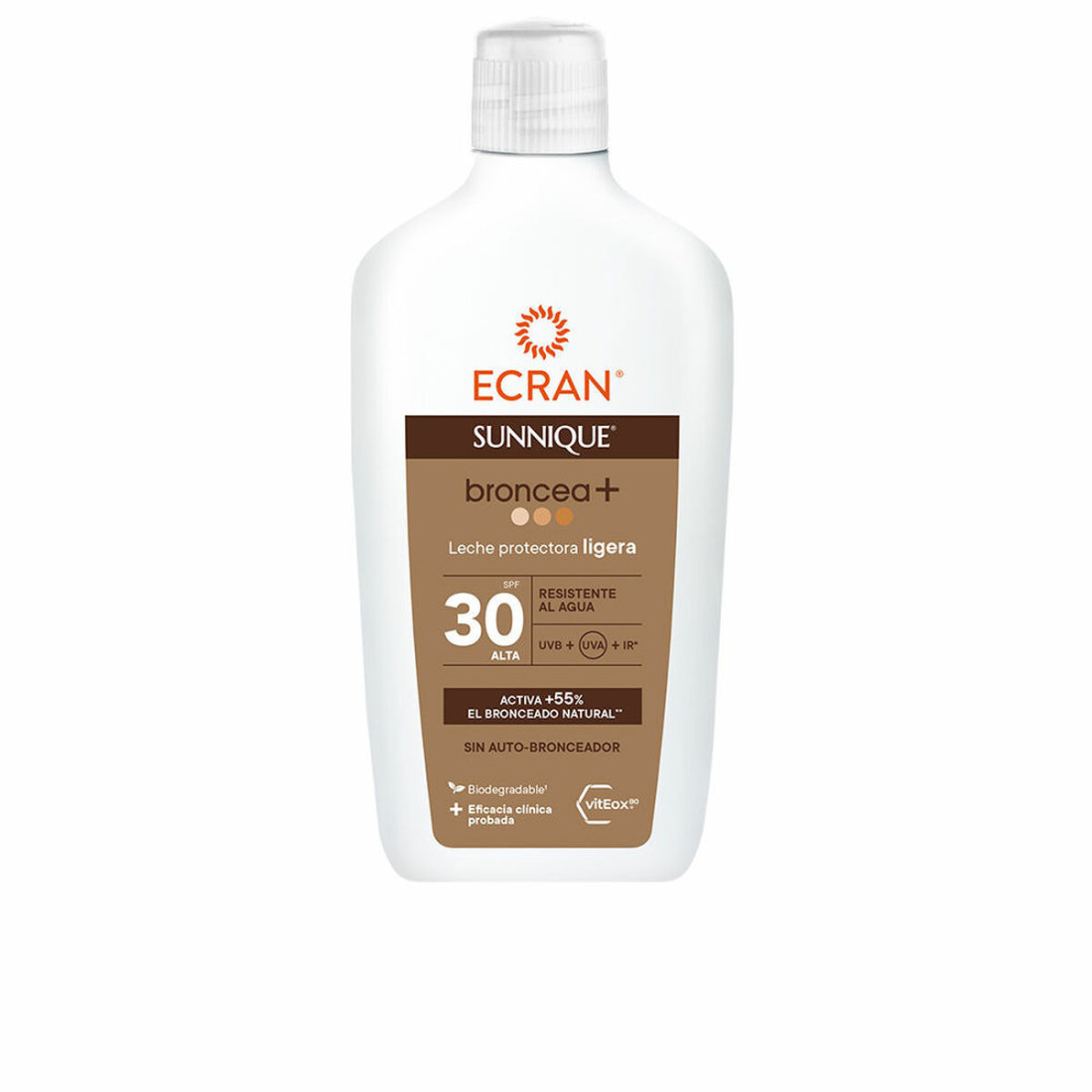 Saulės pienas Ecran Sunnique Broncea+ Spf 30 Lengvas